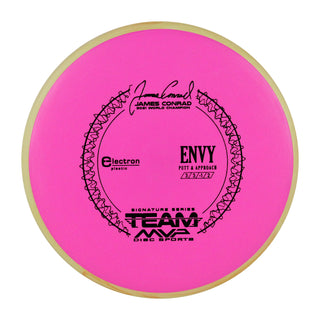 Axiom Disc Golf Electron James Conrad Signature Envy Putter Pink/Yellow 172 grams