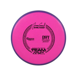 Axiom Disc Golf Electron Firm James Conrad Signature Envy Putter Pink/Purple 169 grams