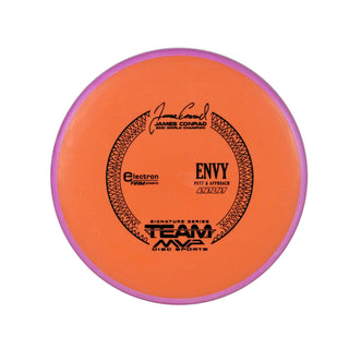 Axiom Disc Golf Electron Firm James Conrad Signature Envy Putter Orange/Bubblegum 169 grams