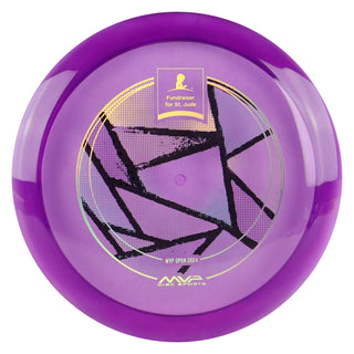 Streamline Disc Golf MVP Open 2024 Proton Shift St. Jude Edition Driver 9/5/-3/1 Purple 174 grams
