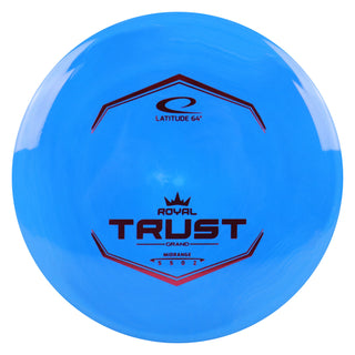 Latitude 64 Disc Golf Royal Grand Trust Midrange 5/5/0/2 Blue/Red 177 grams