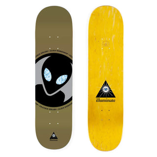 Alien Workshop Skateboard Deck Franki Spears Dot Illuminate 8.25" x 32.25"