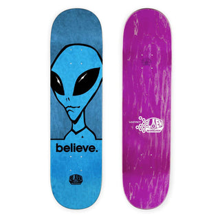 Alien Workshop Skateboard Deck Believe Hex Duo Tone 8.5" x 32.25"