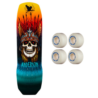 Powell Peralta Skateboard Deck Andy Anderson 290 Flight + Nano Cubic Wheels
