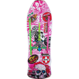 Powell Peralta Skateboard Puzzle 500pcs Geegah Skull and Sword Pink Double Sided