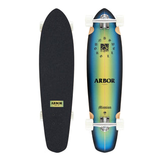Arbor Longboard Complete Groundswell Drifter Mission Kicktail 8.625" x 35"
