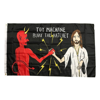 Toy Machine Banner Flag Bury the Hatchet 36" x 60"