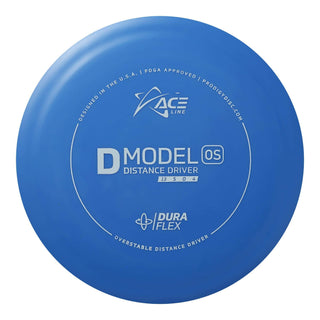 Ace Line Disc Golf Distance Driver D Model OS DuraFlex 170-175 - Colors Vary