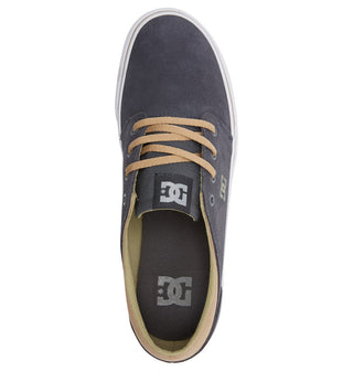 DC Skateboard Shoes Trase Dark Grey/White Mens