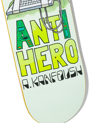 Anti Hero Skateboard Deck Austin Kanfoush Anti Intelligence 8.4" x 32"