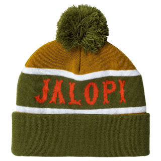 Anti Hero Skateboards Beanie Jalopi Zambony Toque Olive/Gold/Red