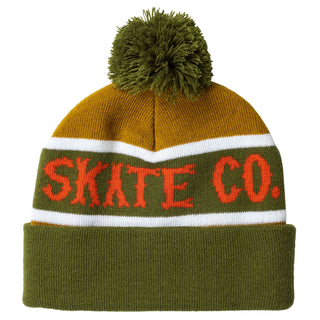 Anti Hero Skateboards Beanie Jalopi Zambony Toque Olive/Gold/Red