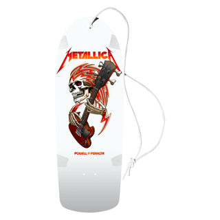 Powell Peralta Skateboard Air Freshener Metallica Colab White - Pineapple Scent