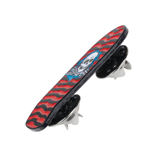 Powell Peralta Skateboards Lapel Pin - OG Ripper Deck Red