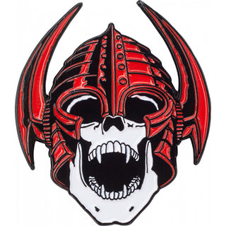 Powell Peralta Per Welinder Nordic Skull 2 Red Lapel Pin