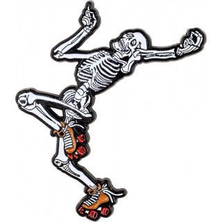 Rollerbones Lapel Pin Dancing Skeleton