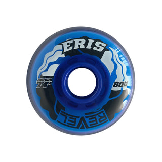 Alkali Roller Hockey Wheels - Revel Eris 76/80 HiLo 74A Blue (8-Pack)