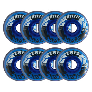 Alkali Roller Hockey Wheels - Revel Eris 76mm 74A Blue (8-Pack)
