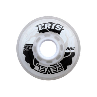 Alkali Roller Hockey Wheels - Revel Eris 76mm 74A Clear (4-Pack)