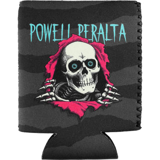Powell Peralta Ripper Boneite Can Cooler Coozie - Black/Pink