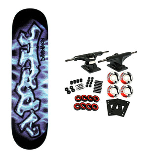 April Skateboard Complete Dashawn Jordan Clear Flame 8.38" x 32.12"