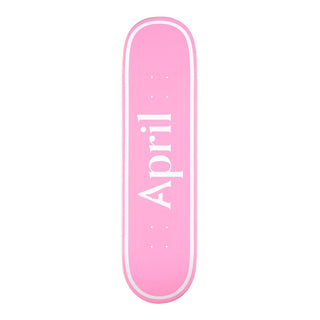 April Skateboard Complete Mini Og Logo White/Pink 7.37" x 29"