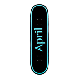 April Skateboard Complete Mini Og Logo Blue/Black 7.5" x 29.3"