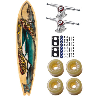 Sector 9 Longboard Fiji 9.35" x 39.5" with Paris / Arbor Parts Package