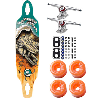 Sector 9 Longboard Mini Lookout Wreckage 9.25" x 37.5" Drop Through with Paris / Arbor Parts Package