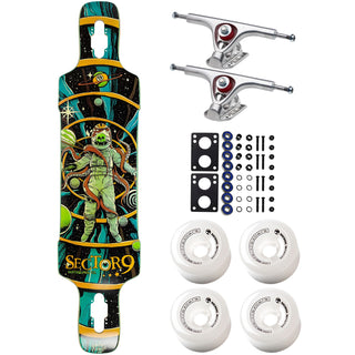 Sector 9 Longboard Dropper Dread 9.625" x 41" Drop Through with Paris / Arbor Parts Package