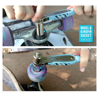 Prime8 Skateboard Tool Number 1 Ratchet Sky Blue