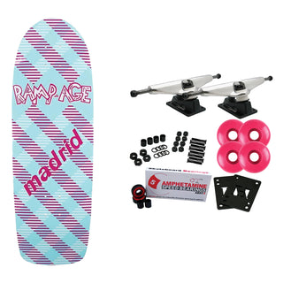 Madrid Complete Rampage OG Re-Issue Blue/Pink 9.37" x 29" Old School
