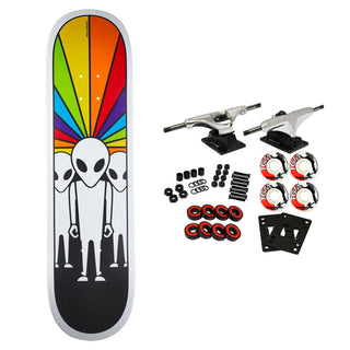 Alien Workshop Skateboard Complete Spectrum Salute White 8.25"