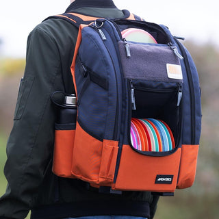 Axiom Disc Golf Backpack Bag - Voyager Slim Backpack - Holds 16-18 Discs
