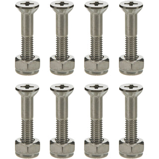 Ace Trucks Skateboard Mounting Hardware Silver 7/8" Phillips