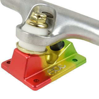 Ace Skateboard Trucks AF1 Ital (Green/Red/Gold) 55 (8.5" Axle) Pair