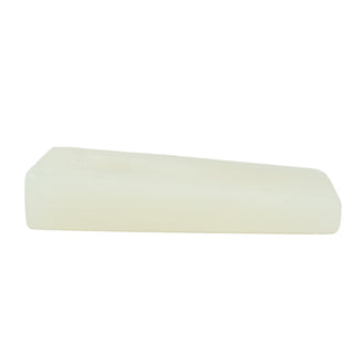 Longboard Angled Riser Pad Set - 5/16" to 9/16" Wedge Risers - Clear (White)