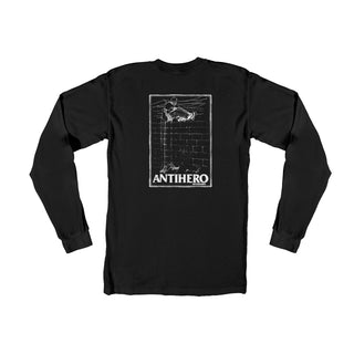 Anti Hero Skateboards Longsleeve Lance Mountain Cody Black