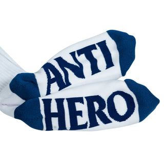 Anti Hero Skateboards Socks Sock White/Navy/Cyan