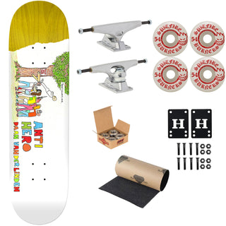 Anti Hero Premium Skateboard Complete Daan Porous Walker Round 3 8.25" Ft. Krux/Spitfire/Independent