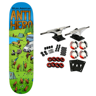 Anti Hero Skateboard Complete BA Roached Out 2 Green 8.5" x 31.85"