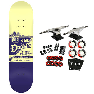 Anti Hero Skateboard Complete Doobie Mas Refrescos Purple 8.69" x 32.62"