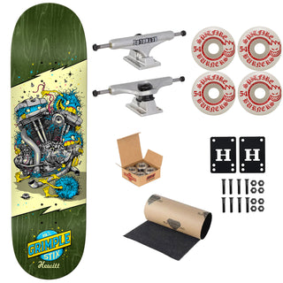 Anti Hero Premium Skateboard Complete Hewitt Grimplestix Revs 8.75" Ft. Independent/Spitfire