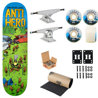 Anti Hero Premium Complete Skateboard Daan Roached Out 2 8.28" Ft. Krux/Satori/Independent