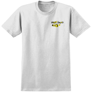 Anti Hero Skateboards Shirt Expressions Bongo White