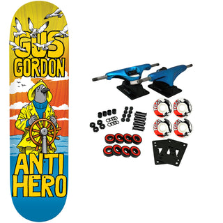 Anti Hero Skateboard Complete Gus Gordon Full SE Yellow 8.5" x 32.25"