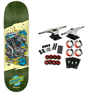 Anti Hero Skateboard Complete Hewitt Grimplestix Revs Blue 8.75" x 31.75"