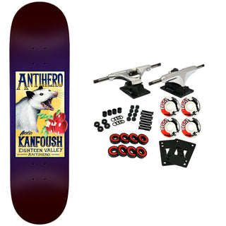 Anti Hero Skateboard Complete Kanfoush Homers Pt 2 Purple 8.5" x 32.18"