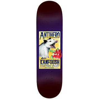 Anti Hero Skateboard Deck Kanfoush Homers Pt 2 Purple 8.5" x 32.18"