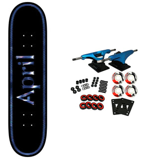 April Skateboard Complete Twin Og Logo Fractured 8.25" x 31.93"